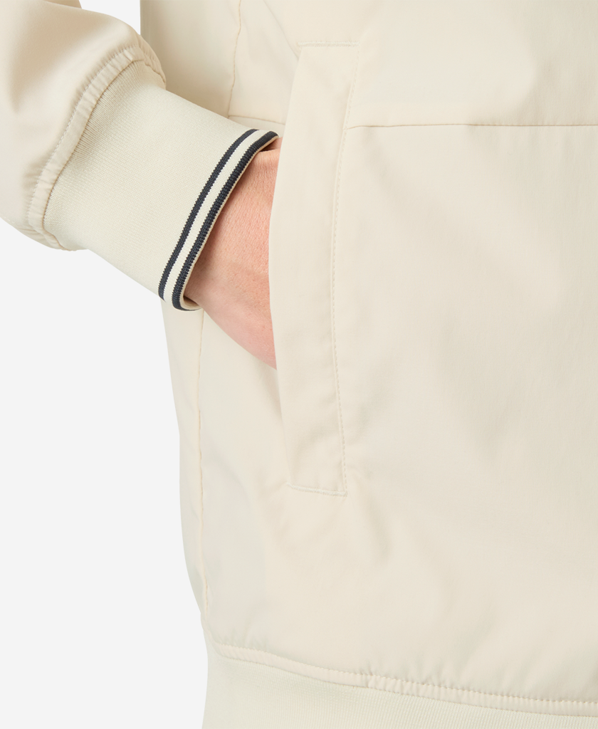 MARINE BOMBER JACKET, Cream