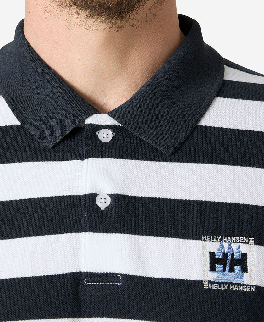 TOULON GRAPHIC POLO, Navy Yd Stripe