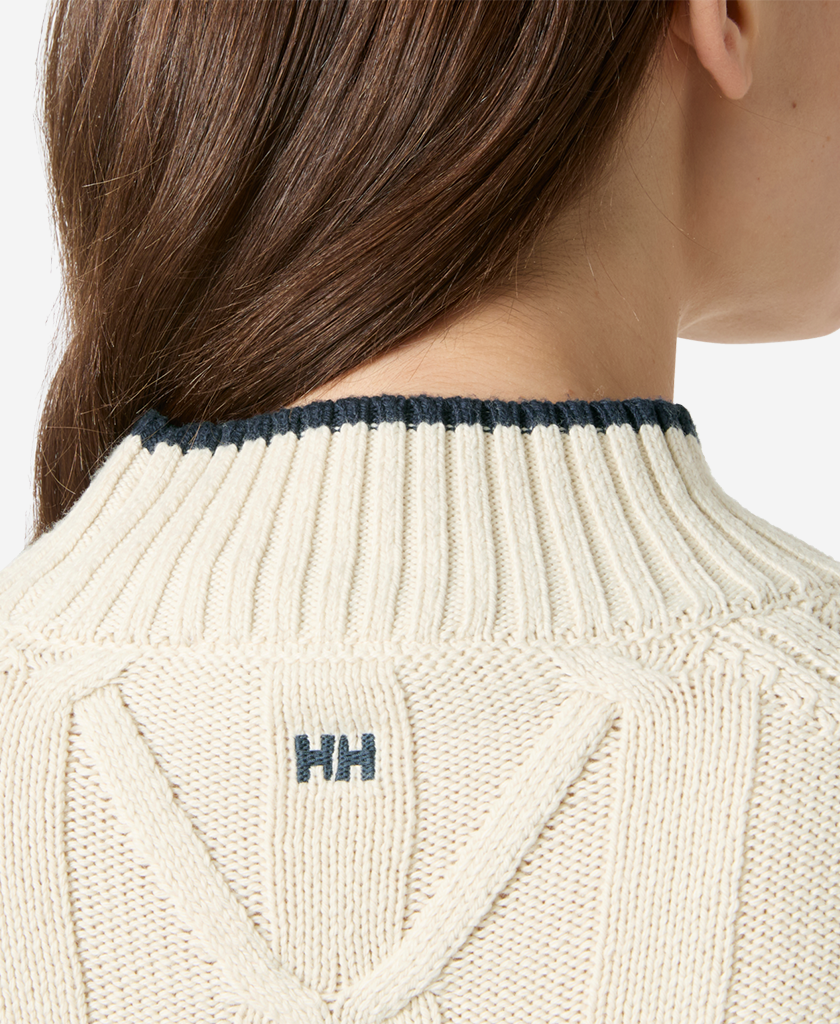 W POSITANO KNIT SWEATER, Cream