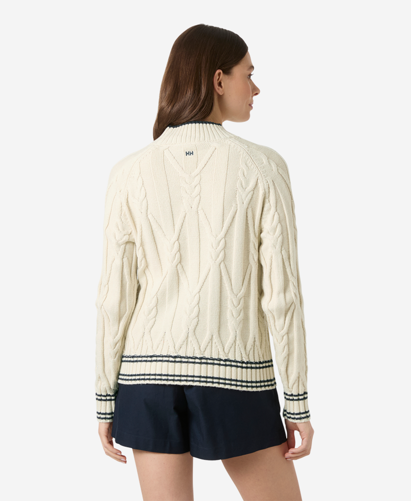 W POSITANO KNIT SWEATER, Cream