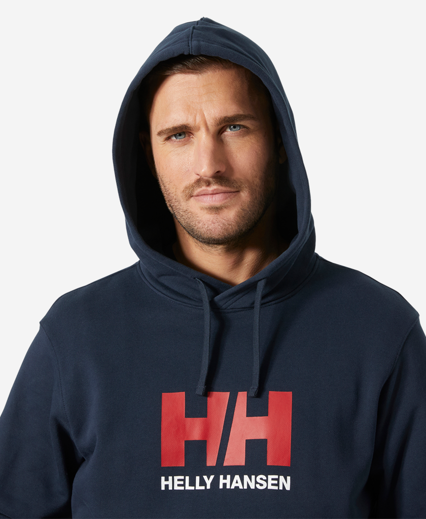 HH LOGO HOODIE, Navy
