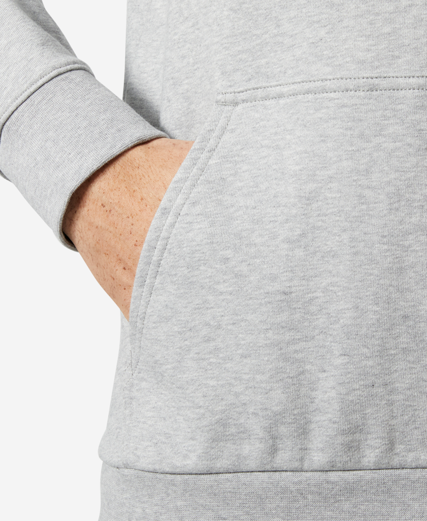 HH LOGO HOODIE, Grey Melange