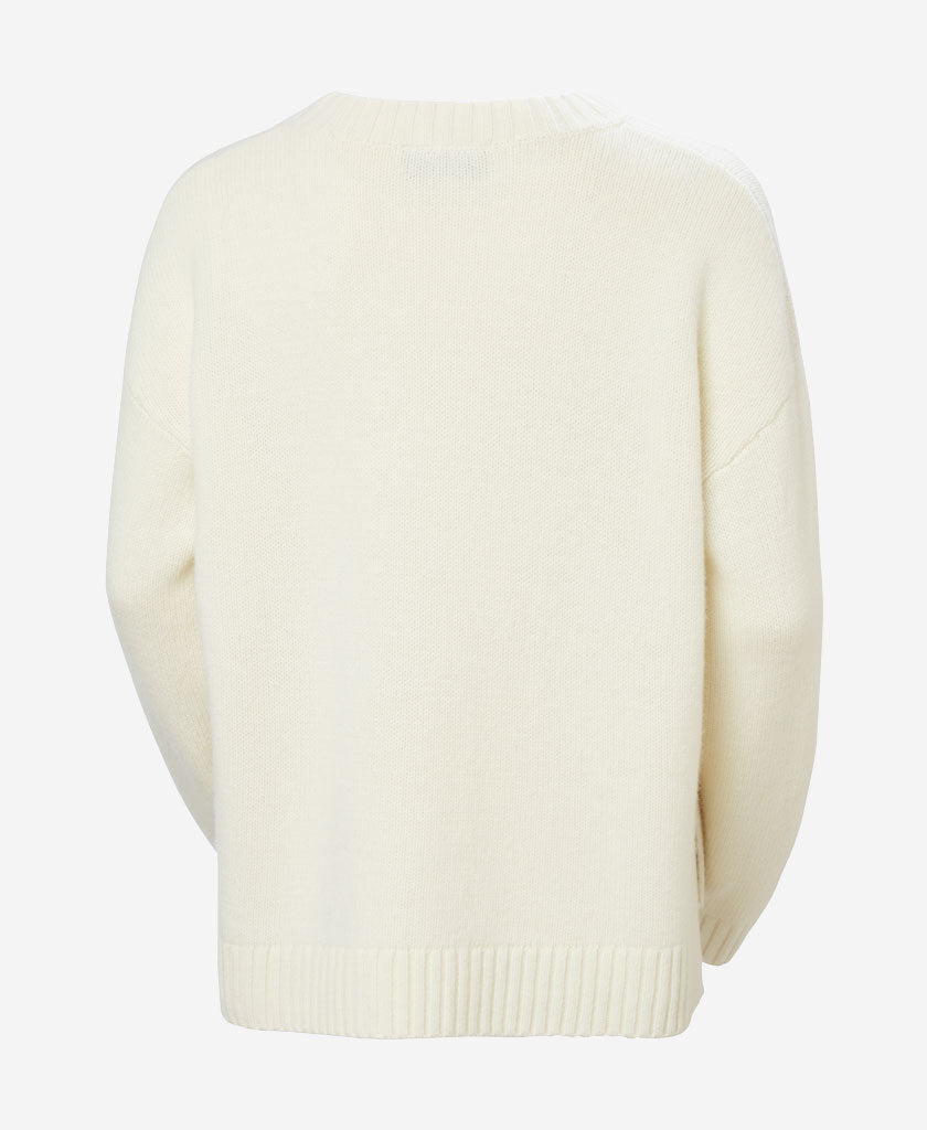 W BLISS SKI KNIT SWEATER, Cream