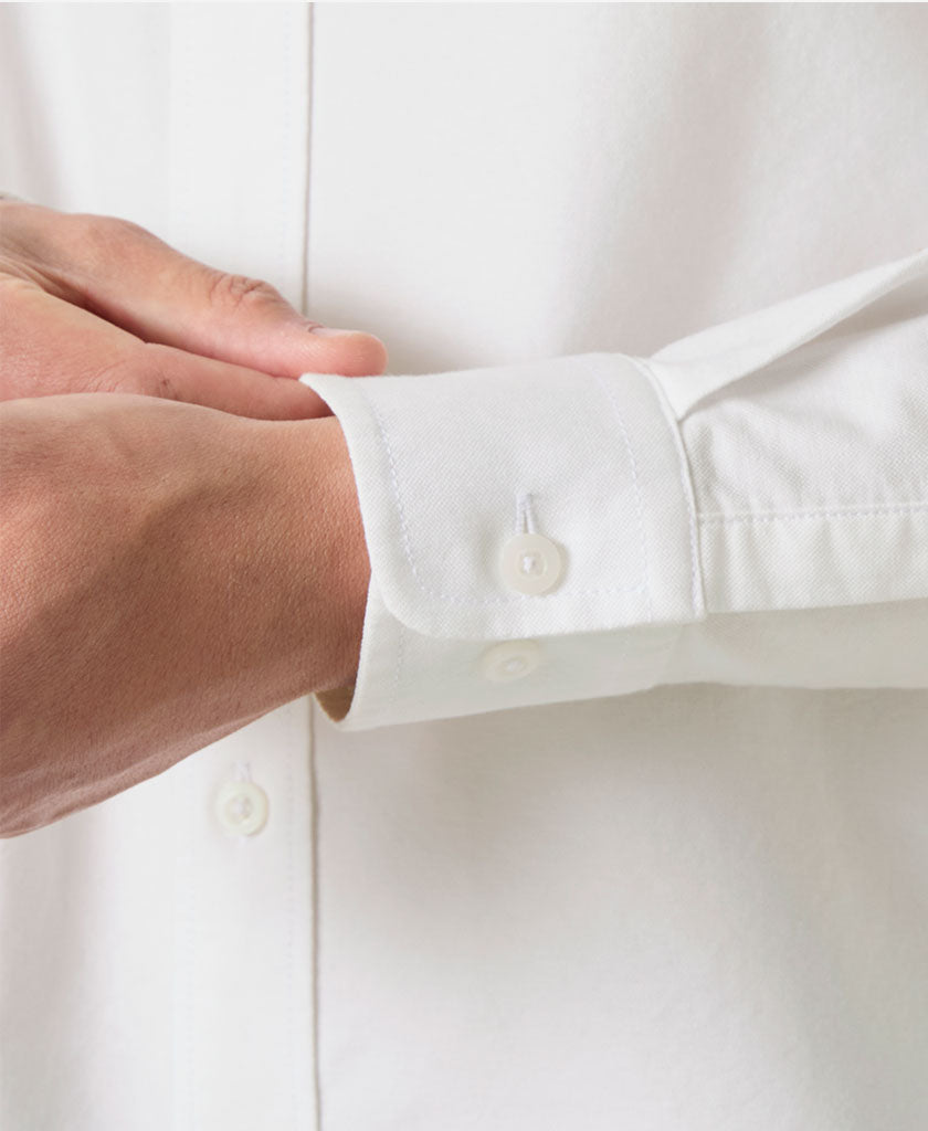 SHORE LS SHIRT, White