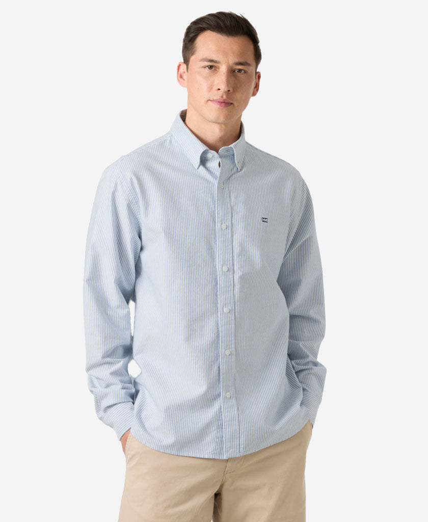 SHORE LS SHIRT, Bright Blue
