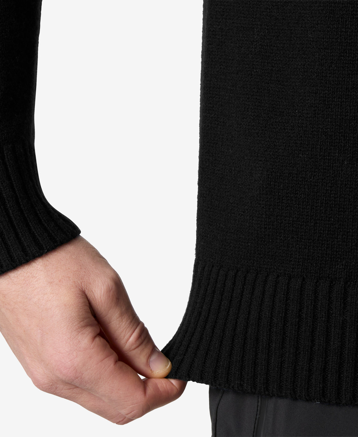 AFTON KNIT SWEATER, Black
