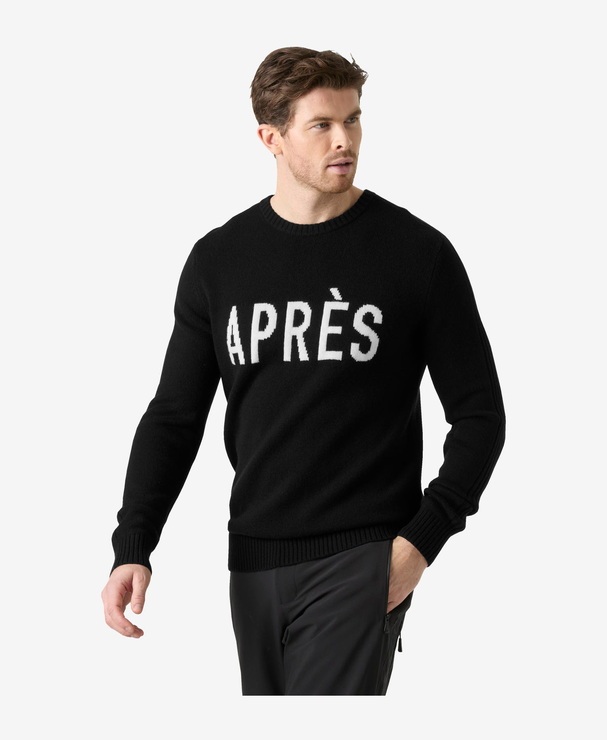 AFTON KNIT SWEATER, Black