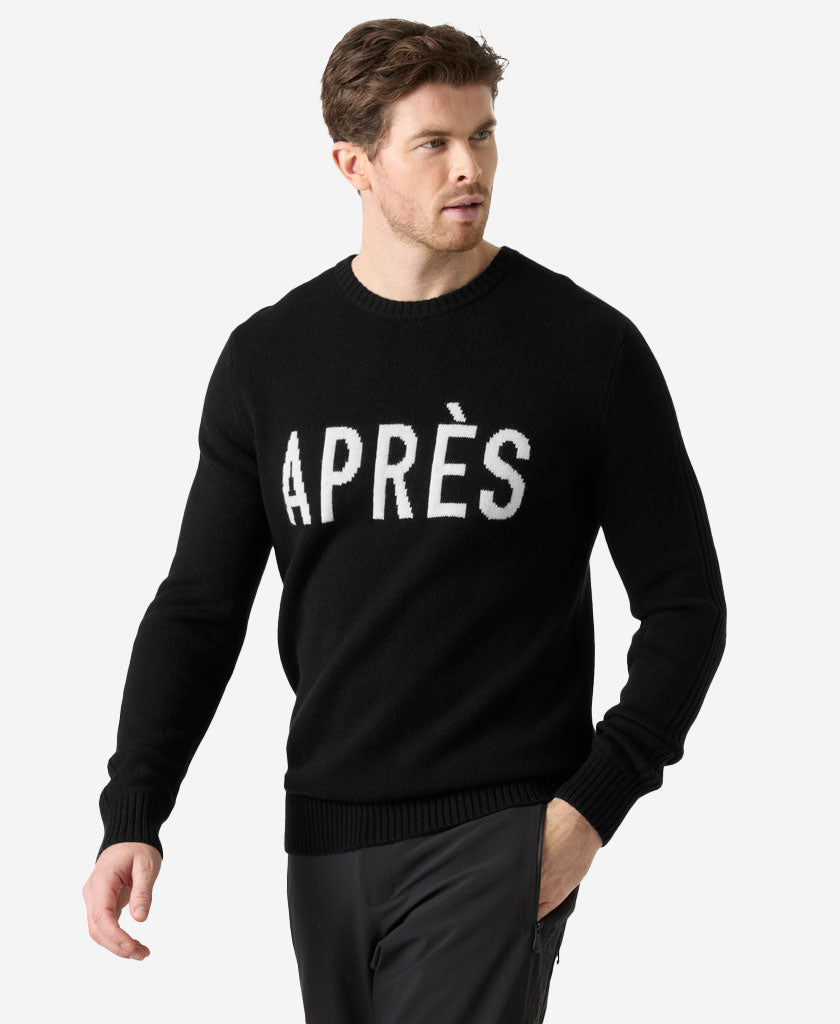 AFTON KNIT SWEATER, Black
