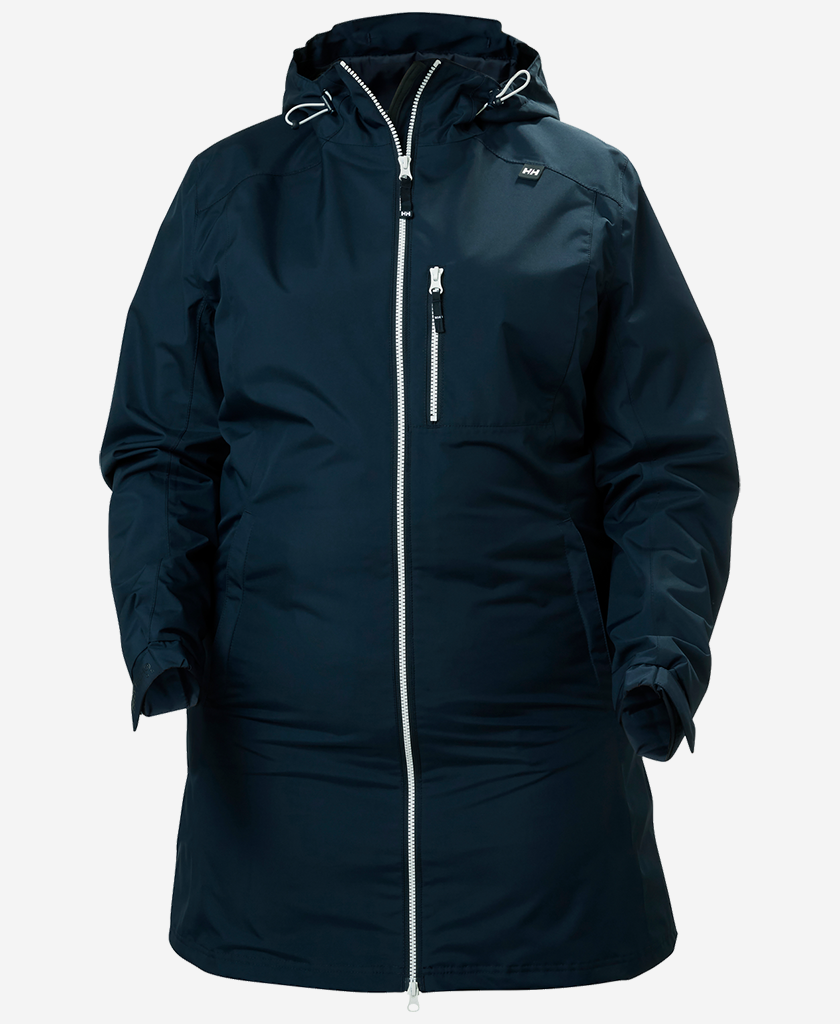 W LONG BELFAST JACKET, Navy