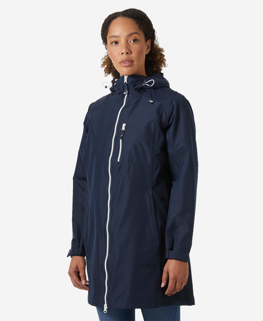 W LONG BELFAST JACKET, Navy