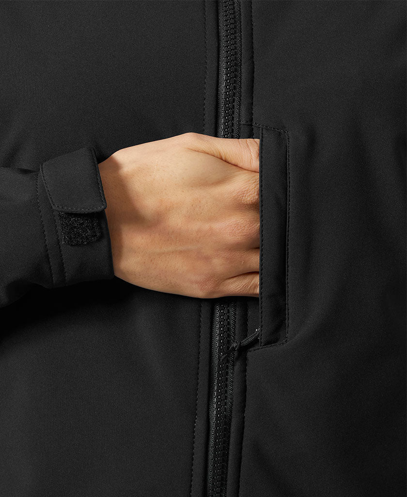 W PARAMOUNT SOFTSHELL JACKET, Black