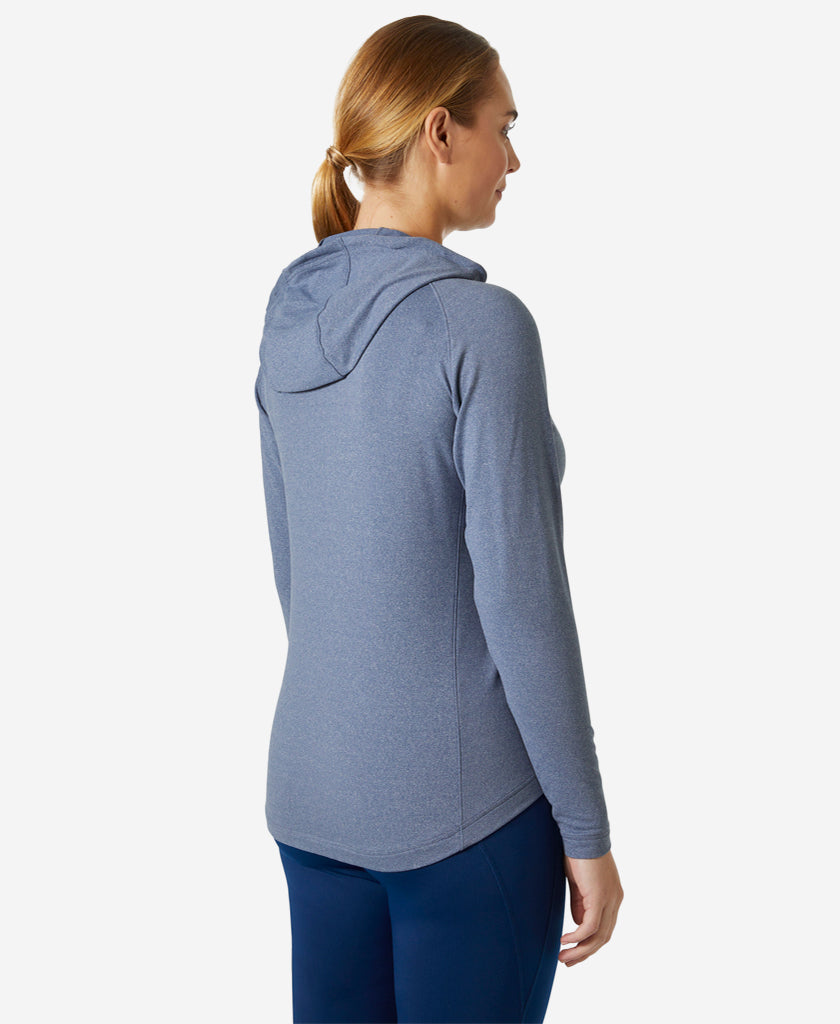 W VERGLAS LIGHT HOODIE, Ocean