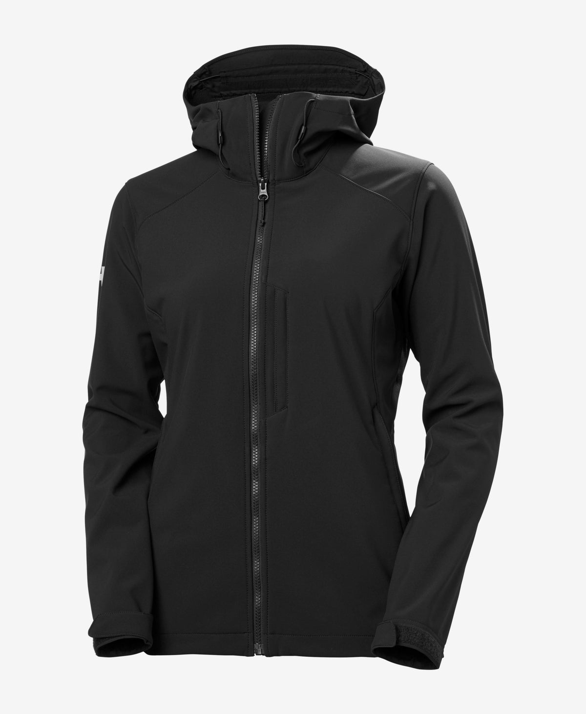 W PARAMOUNT HOODED SOFTSHELL J, Black