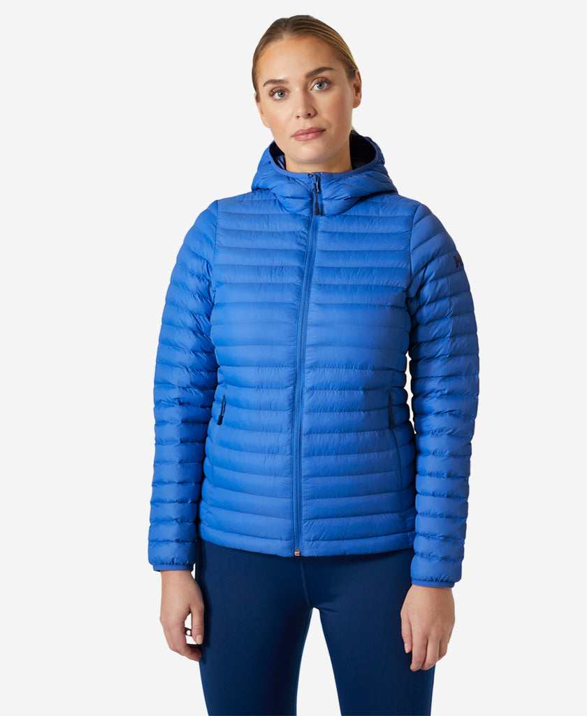 Sirdal Hooded Insulator Jacket In Blue | Womens Puffer Jackets | HH AU