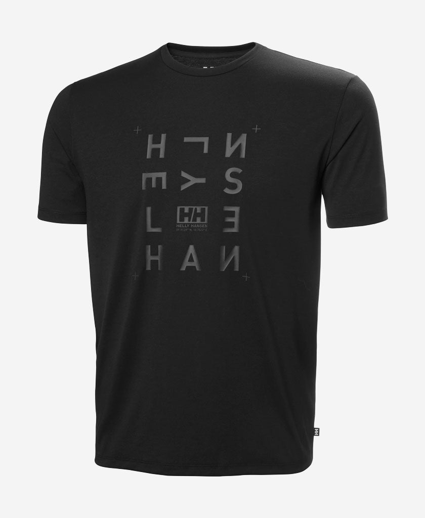 SKOG RECYCLED GRAPHIC T-SHIRT, Black
