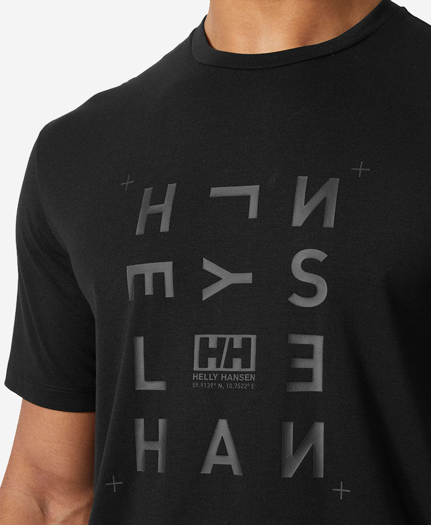 SKOG RECYCLED GRAPHIC T-SHIRT, Black