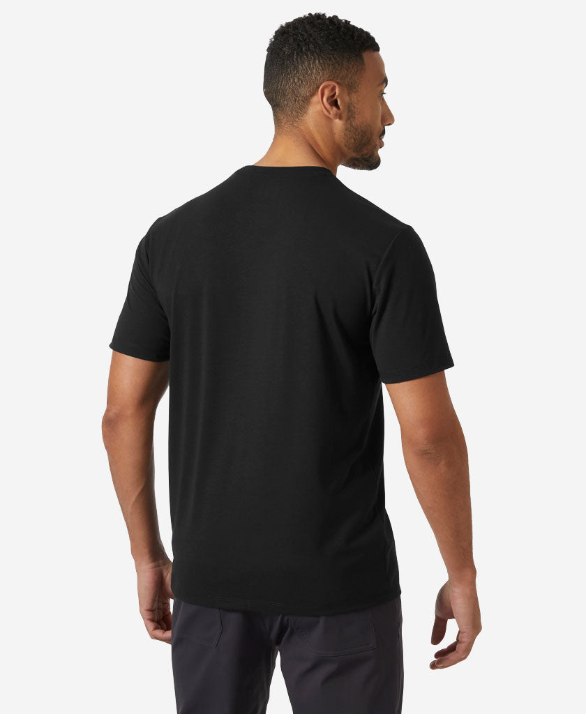 SKOG RECYCLED GRAPHIC T-SHIRT, Black