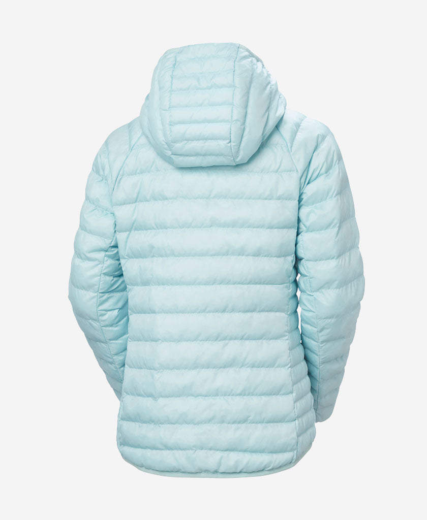 W BANFF HOODED INSULATOR, Barely Blue