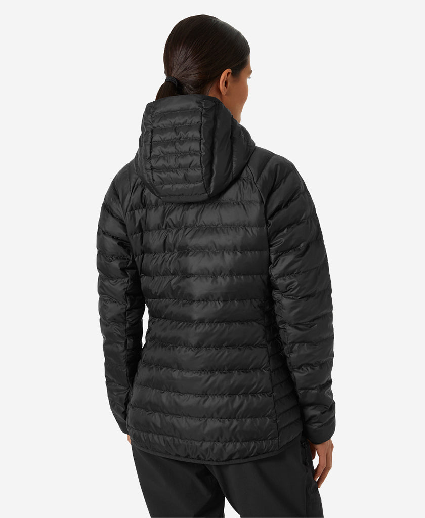 W BANFF HOODED INSULATOR, Black