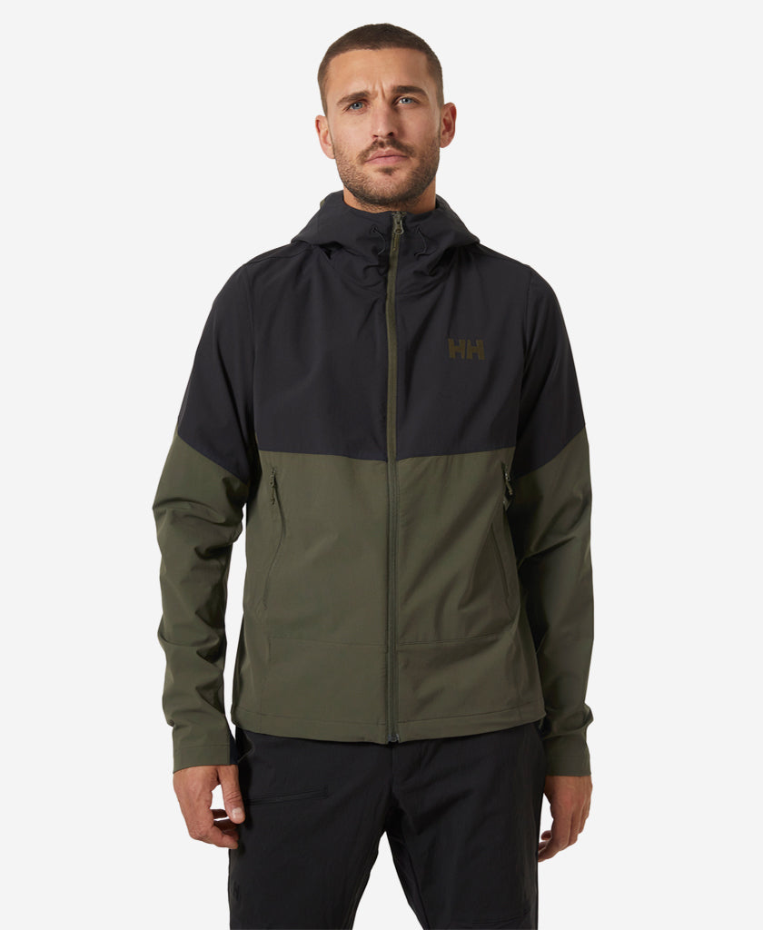 Blaze Softshell Hood In Utility Green | Helly Hansen AU