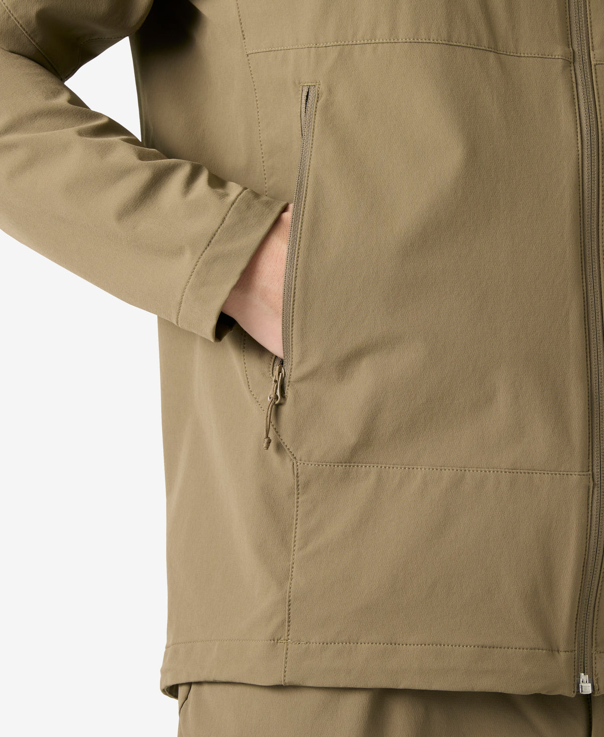 BLAZE SOFTSHELL HOOD, Bedrock