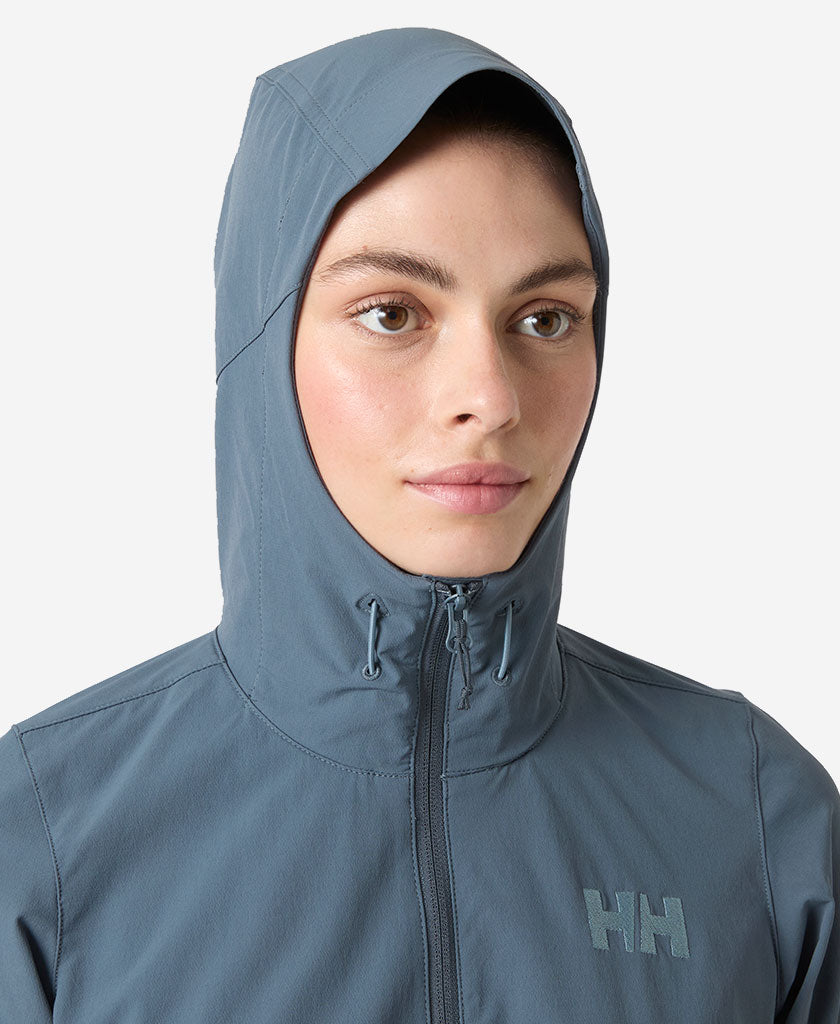 W BLAZE SOFTSHELL HOOD, Alpine Frost