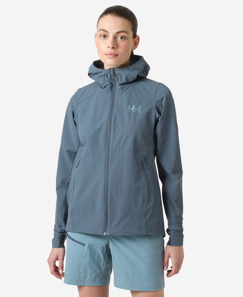 W BLAZE SOFTSHELL HOOD, Alpine Frost