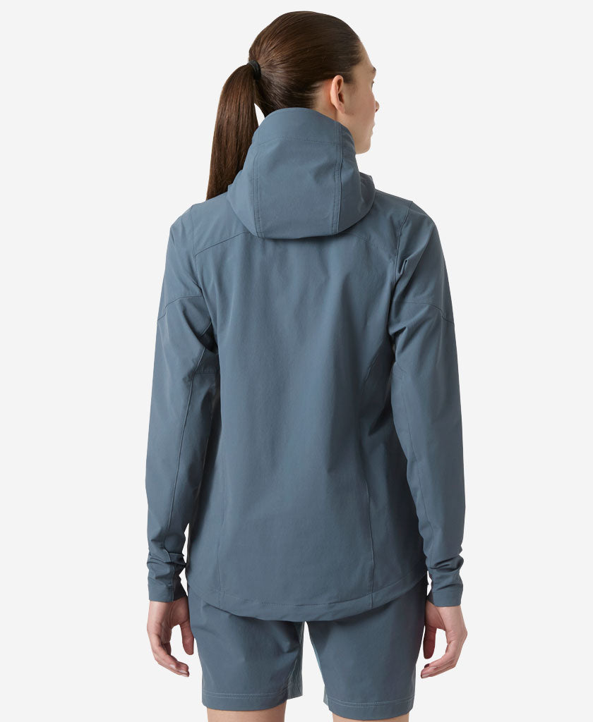 W BLAZE SOFTSHELL HOOD, Alpine Frost