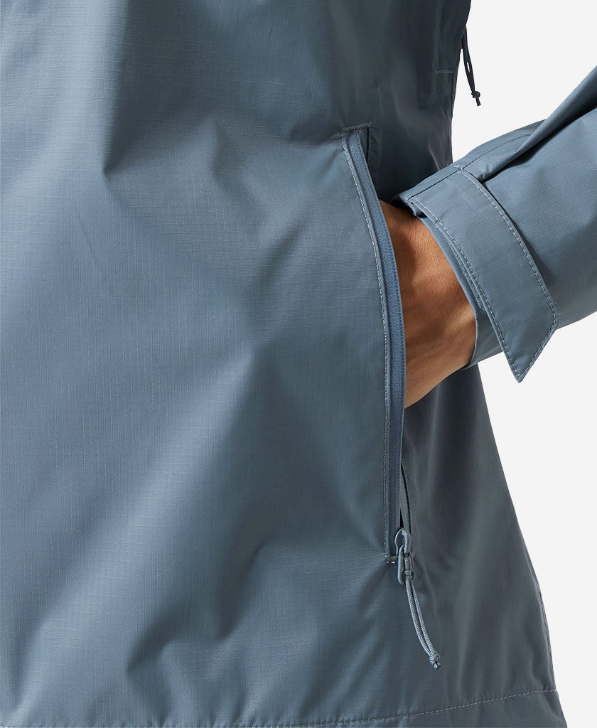 W TERRA MICRO JACKET, Washed Navy