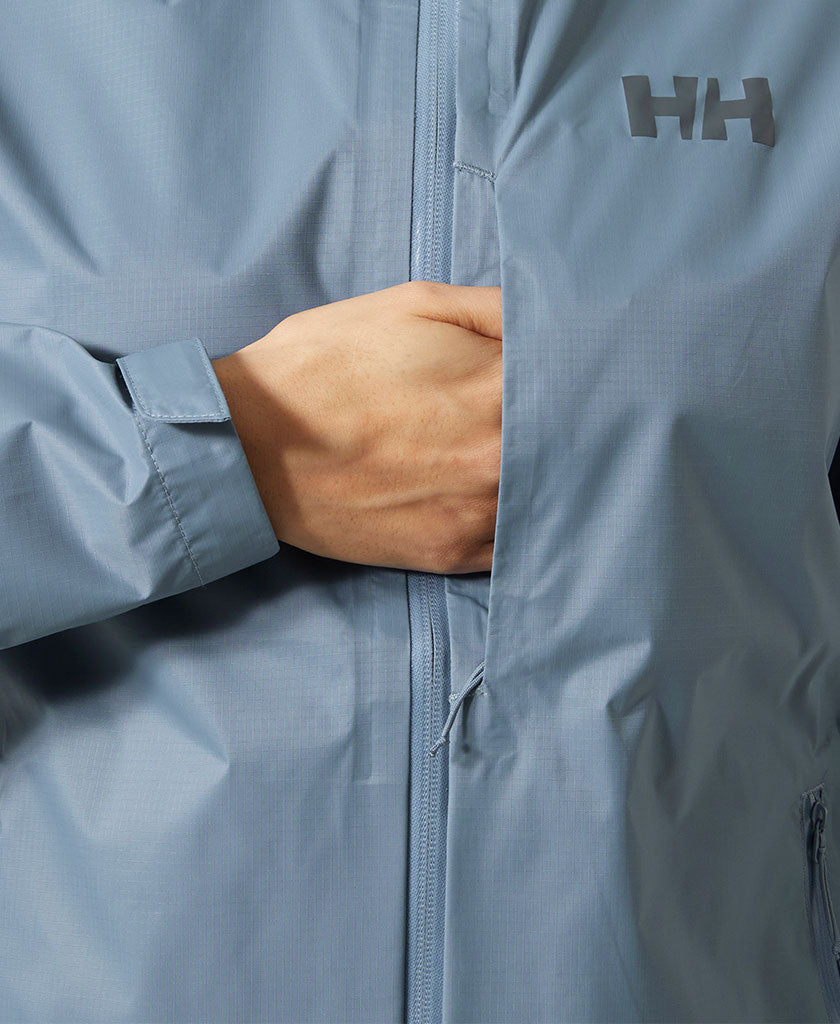 W TERRA MICRO JACKET, Washed Navy