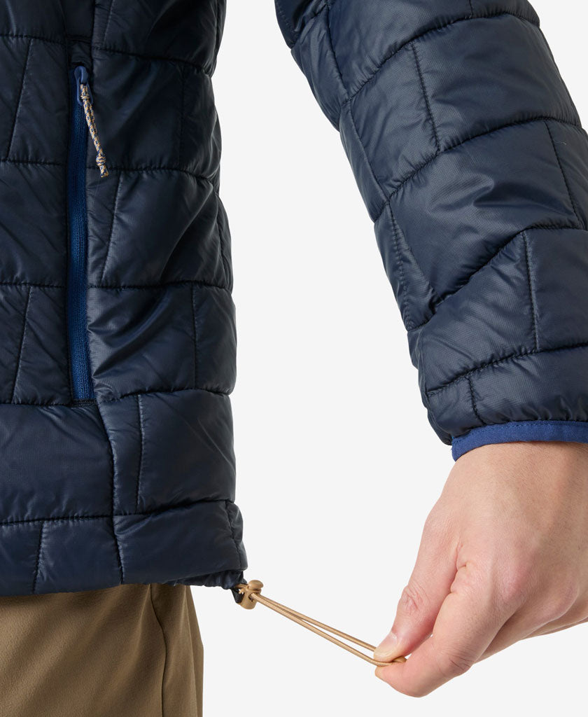 LIFALOFT HOODED INSULATOR, Navy