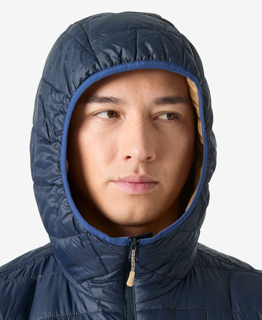 LIFALOFT HOODED INSULATOR, Navy