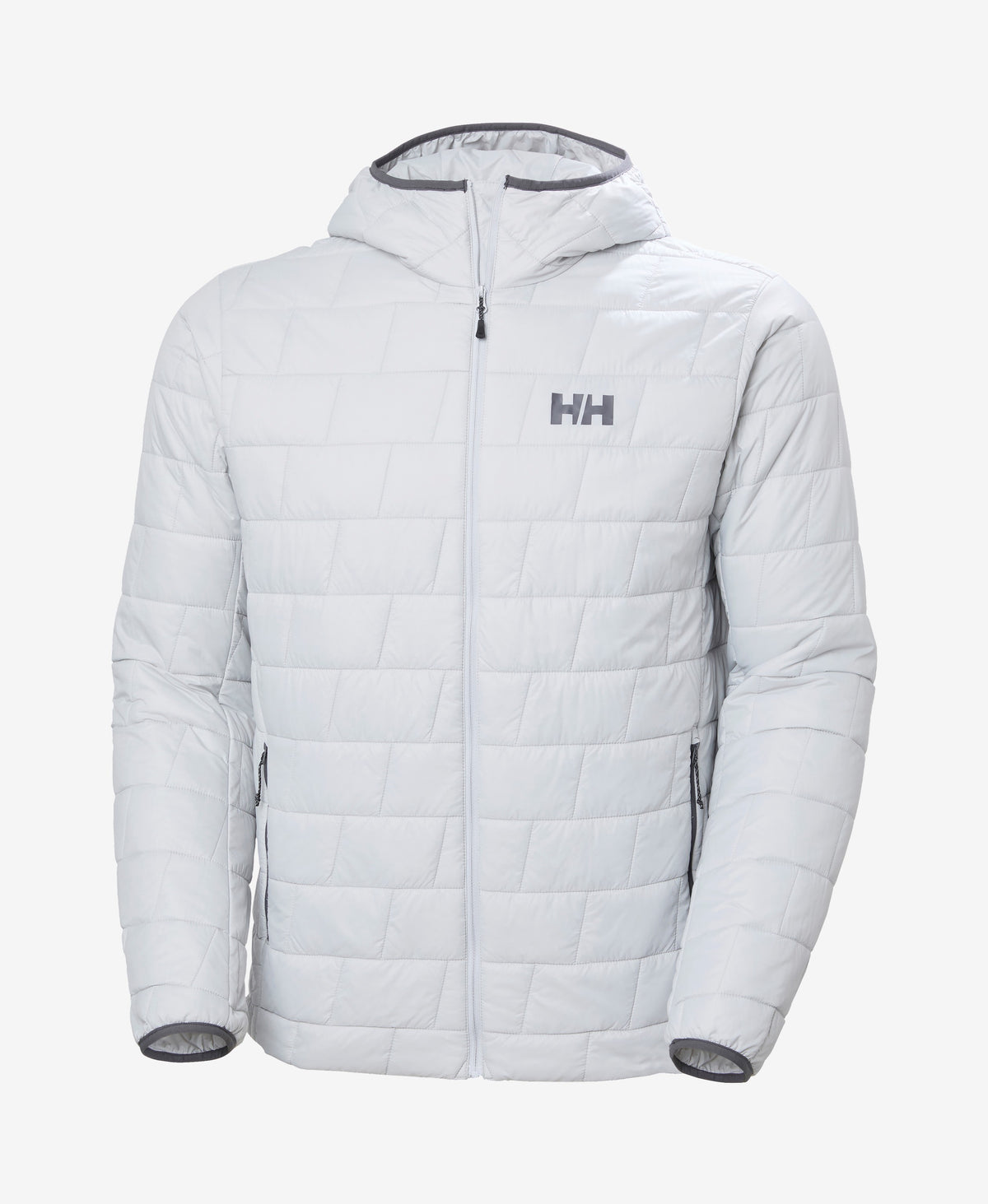 LIFALOFT HOODED INSULATOR, Grey Fog