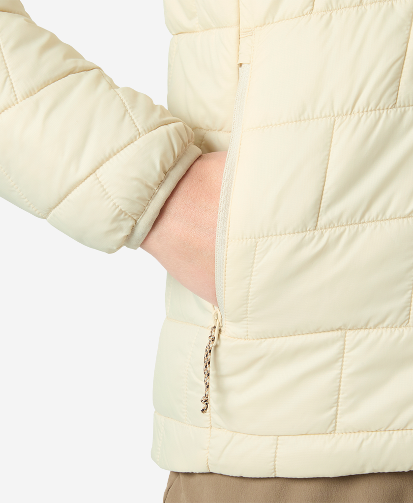 W LIFALOFT HOODED INSULATOR, Cream