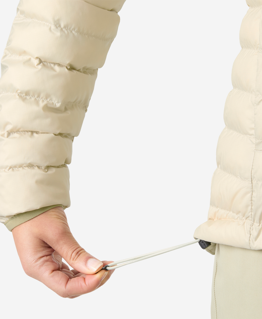 W SIRDAL HOODED INSULATOR, Cream
