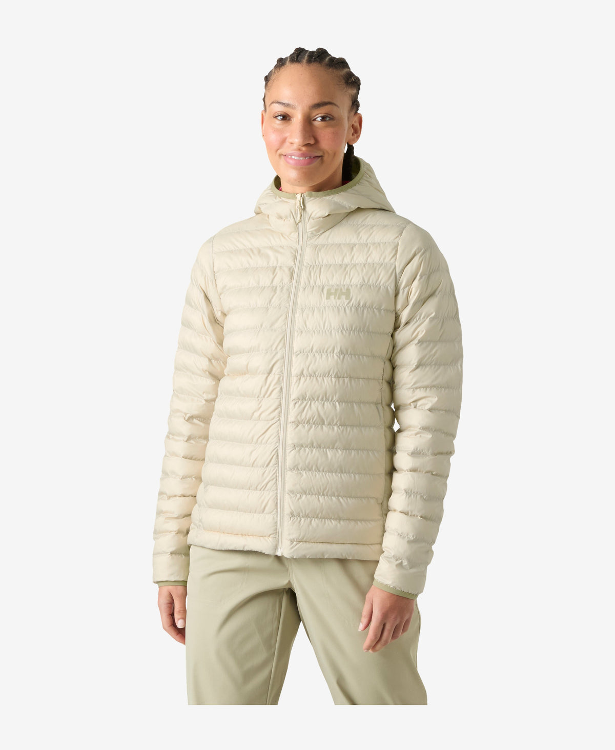 W SIRDAL HOODED INSULATOR, Cream