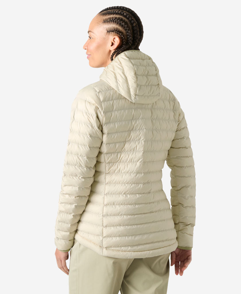 W SIRDAL HOODED INSULATOR JACKET, Cream