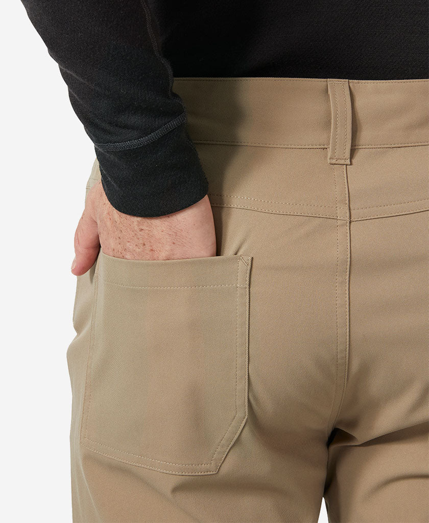 HOLMEN 5 POCKET PANT, Pebble