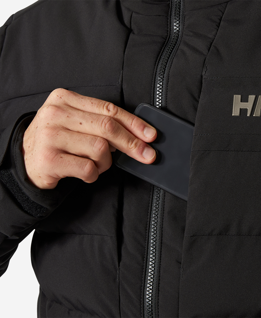 BOSSANOVA PUFFY JACKET, Black