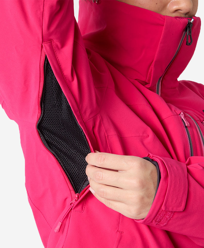 W ALPHELIA LIFALOFT JACKET, Cranberry