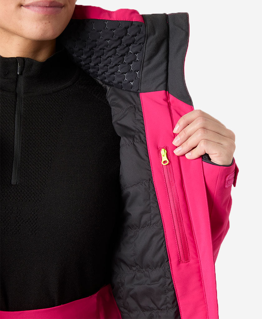 W ALPHELIA LIFALOFT JACKET, Cranberry