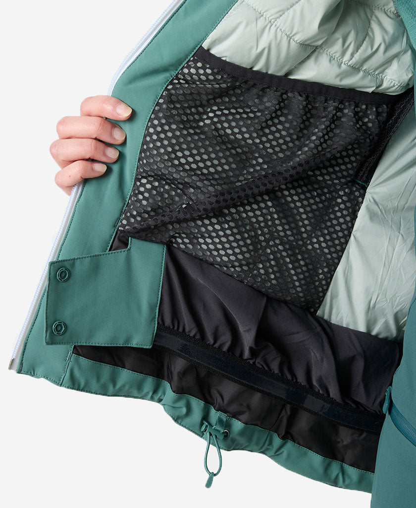 W ALPHELIA LIFALOFT JACKET, Opal Green