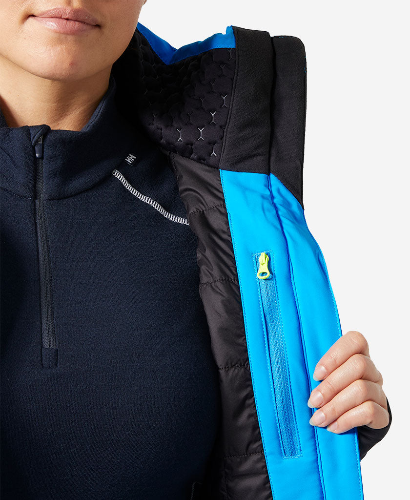W ALPHELIA LIFALOFT JACKET, Cyan