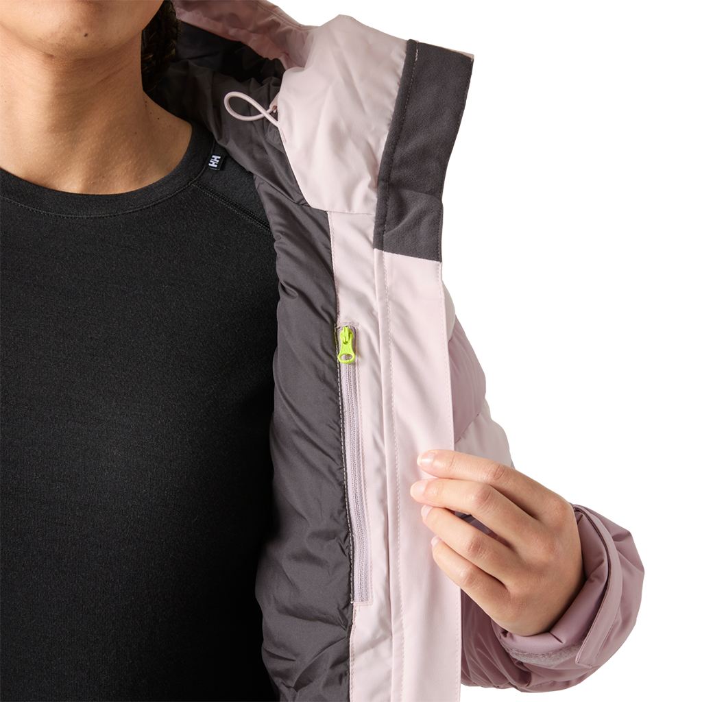 W IMPERIAL PUFFY JACKET, Purple Clay