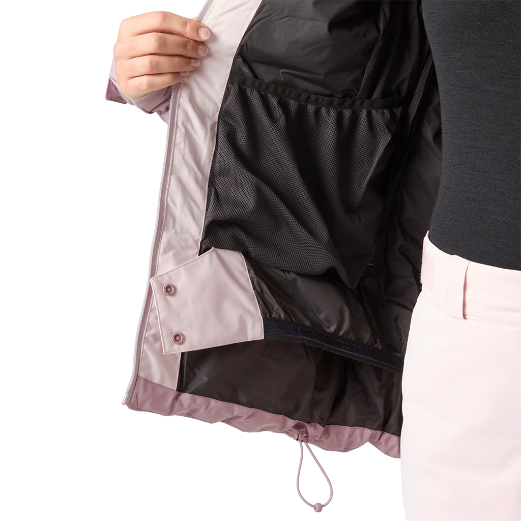 W IMPERIAL PUFFY JACKET, Purple Clay