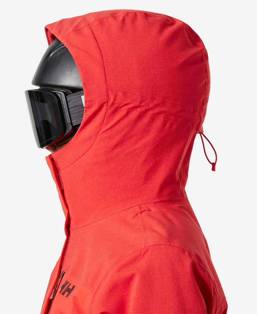 W SNOWPLAY JACKET, Alert Red