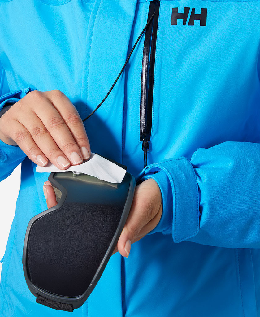 W SNOWPLAY JACKET, Cyan