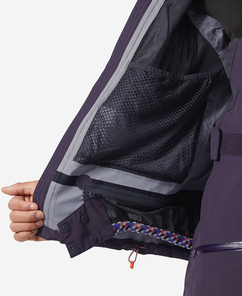 SOGN SHELL 2.0 JACKET, Black Grape