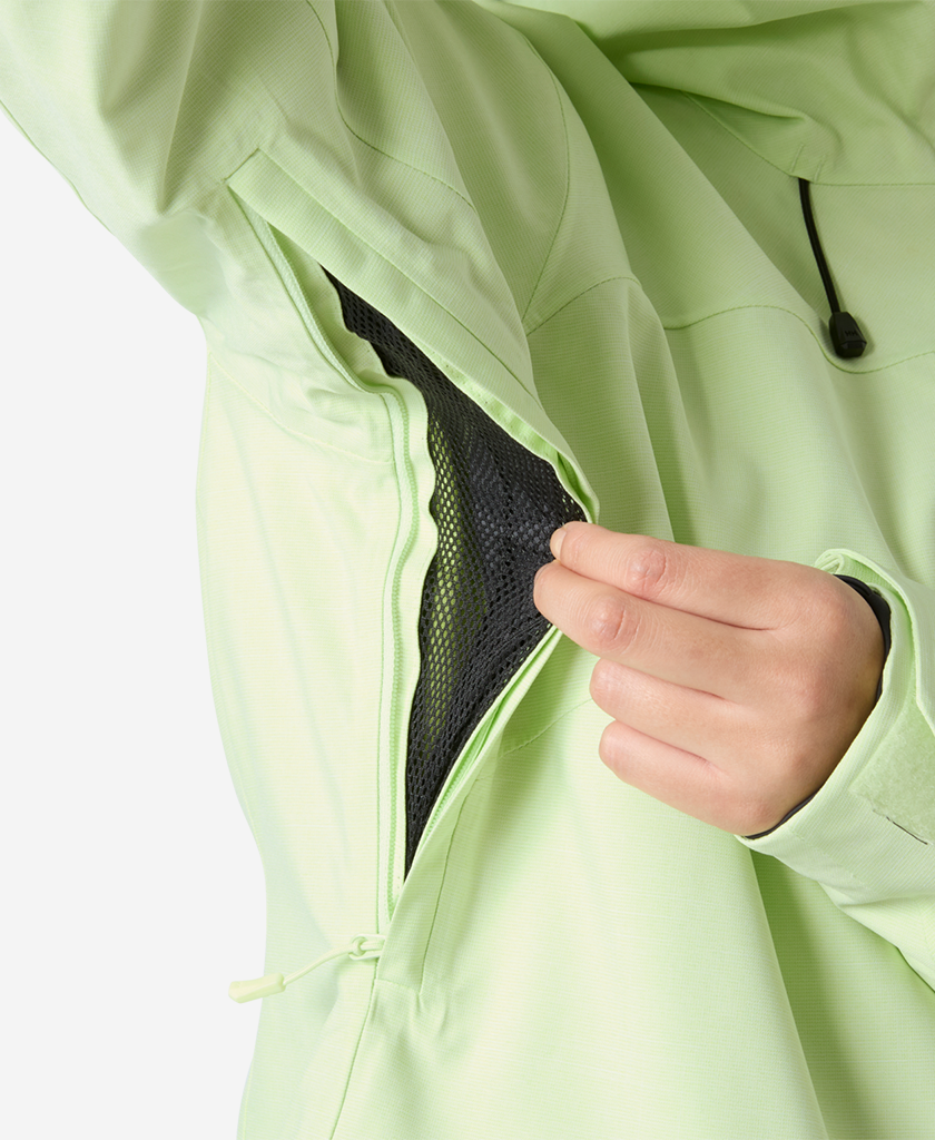 W POWDERQUEEN 3.0 JACKET, Washed Lime