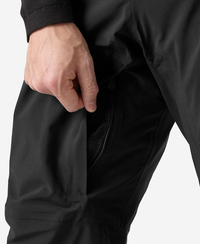 ALPHA BIB PANT, Black